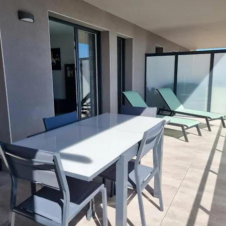 Neuf Climatisé, Loggia Spacieuse, à 200m De La Avec Parking Privé - Fr-1-388-206 Appartement Argelès-sur-Mer