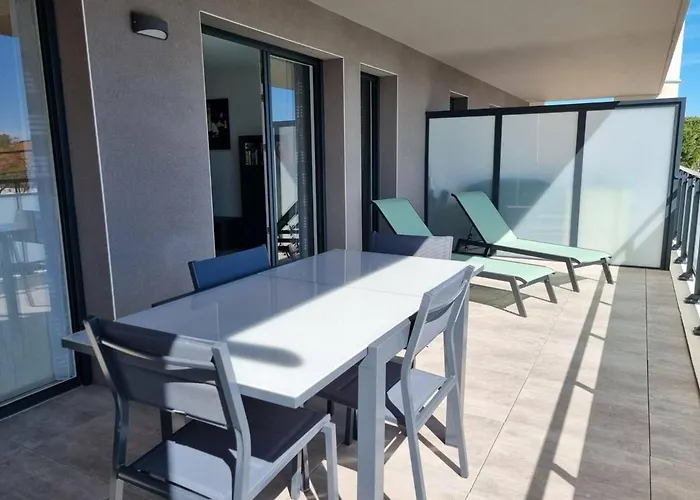Neuf Climatisé, Loggia Spacieuse, à 200m De La Avec Parking Privé - Fr-1-388-206 Appartamento Argelès-sur-Mer